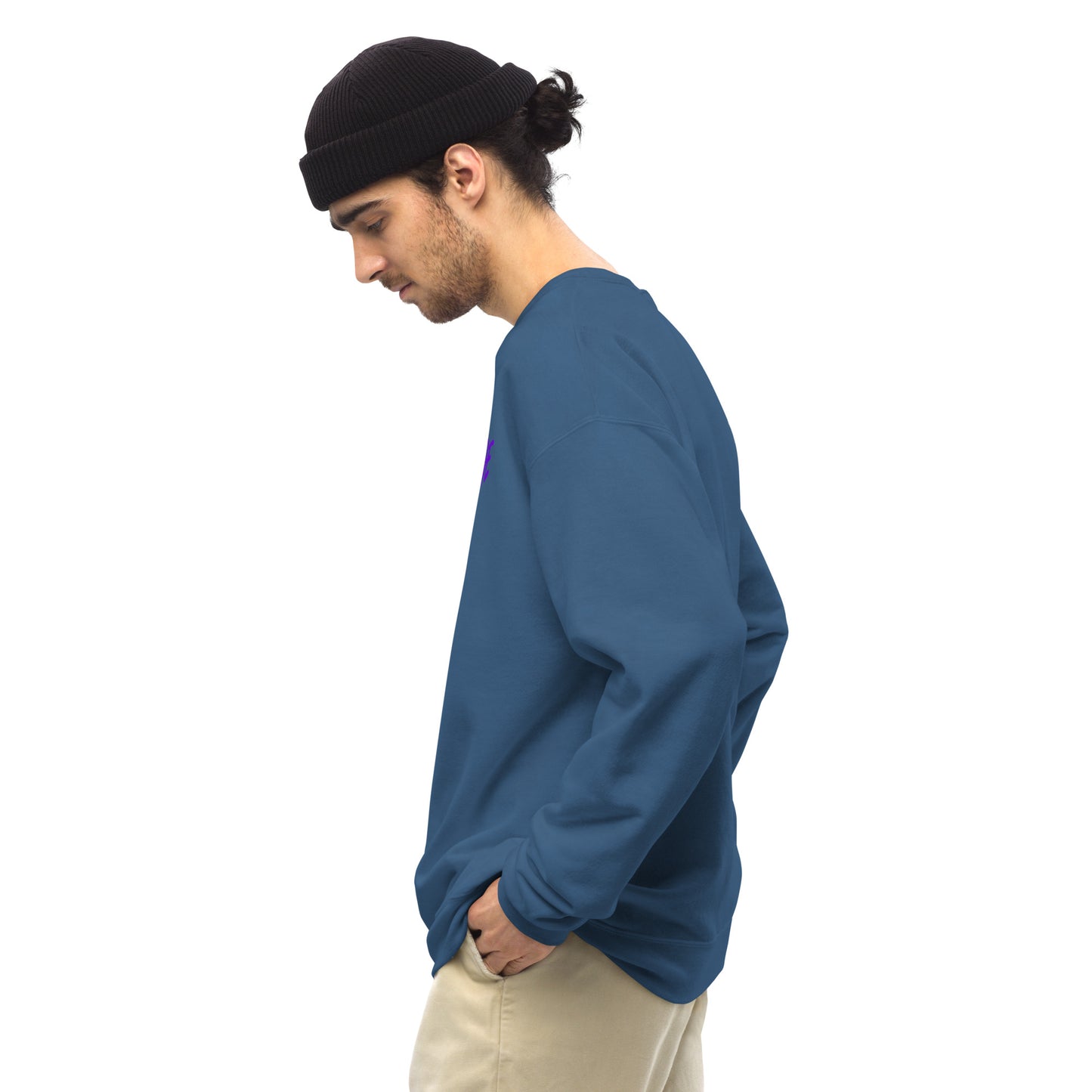 AreaKode - Unisex Crewneck (purple)
