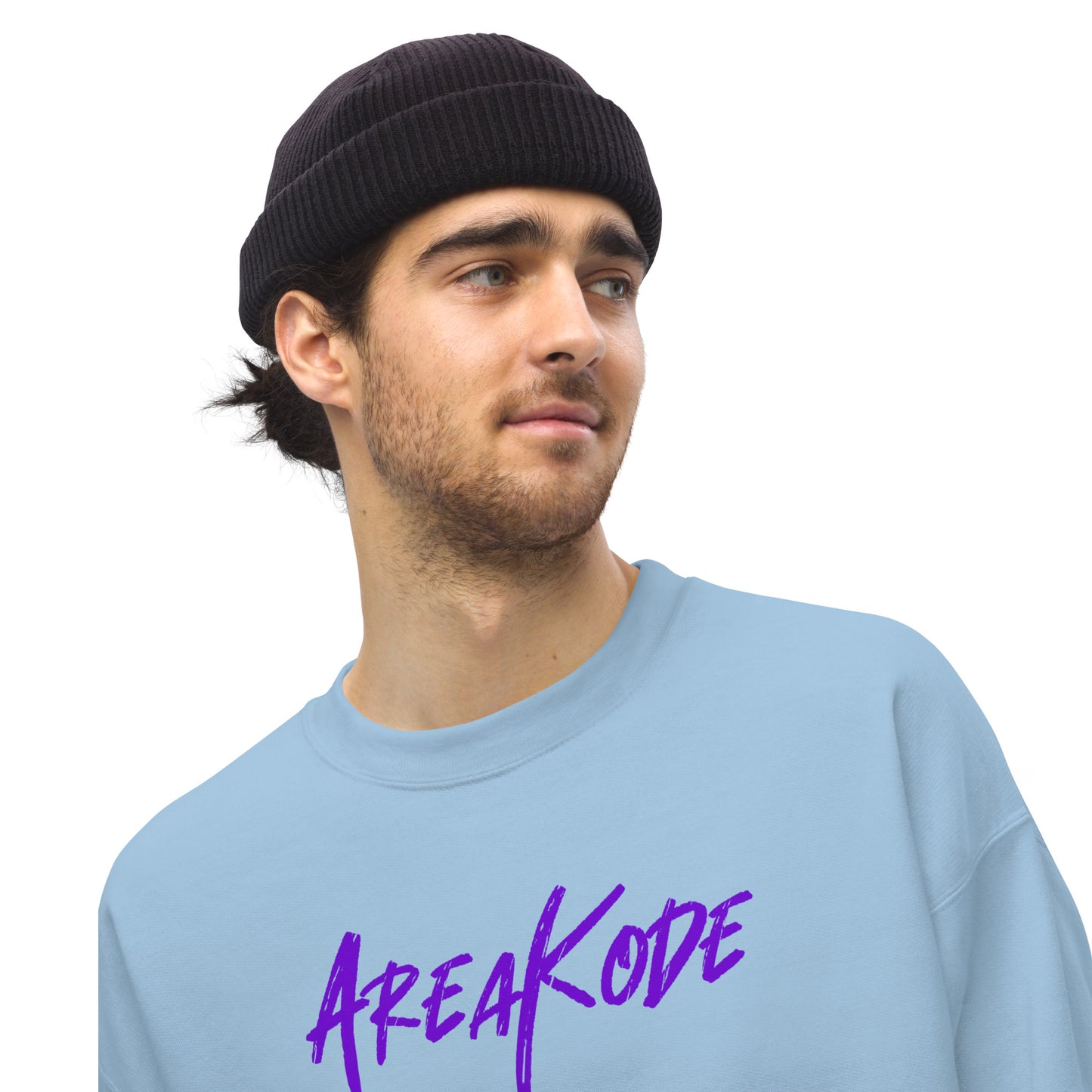 AreaKode - Unisex Crewneck (purple)