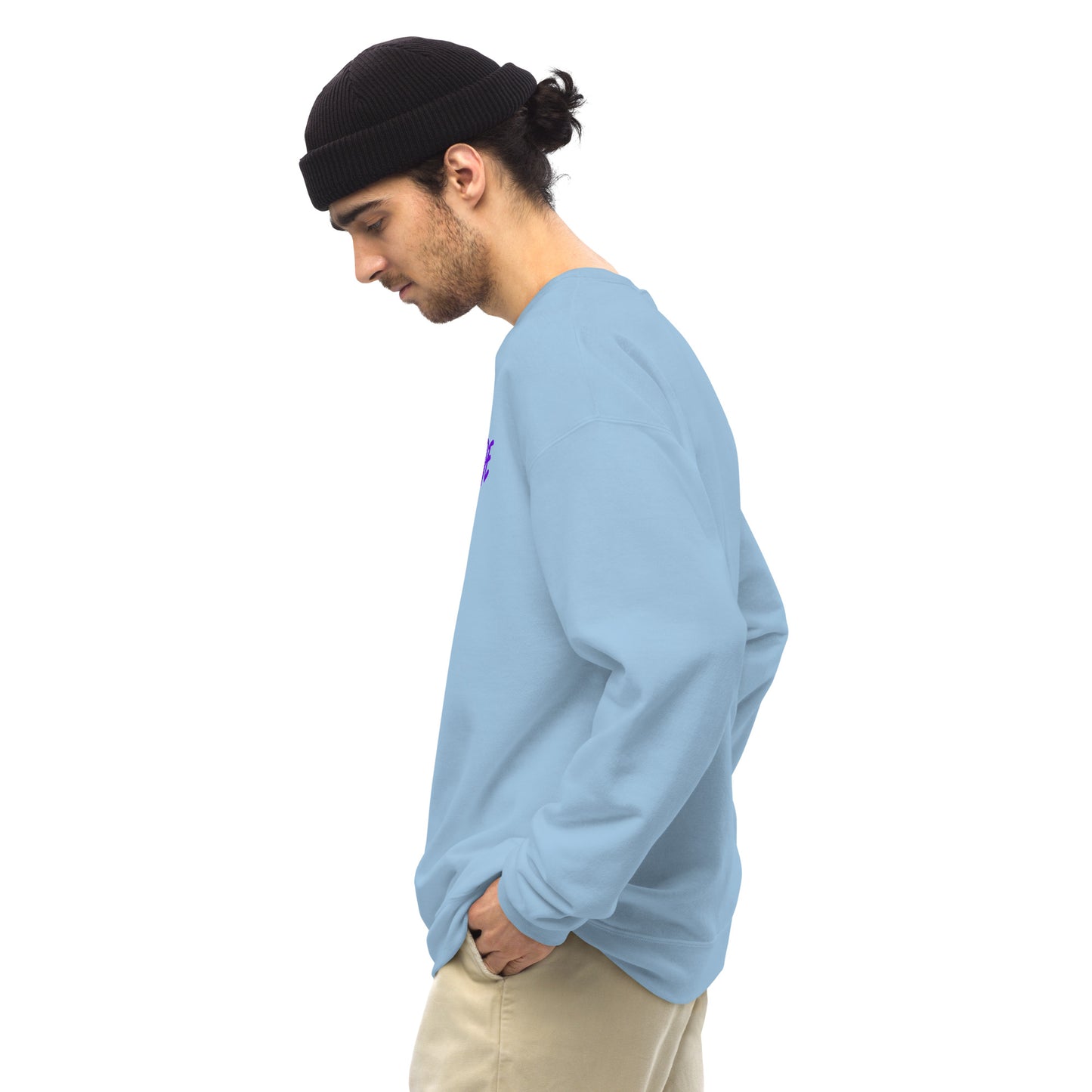 AreaKode - Unisex Crewneck (purple)