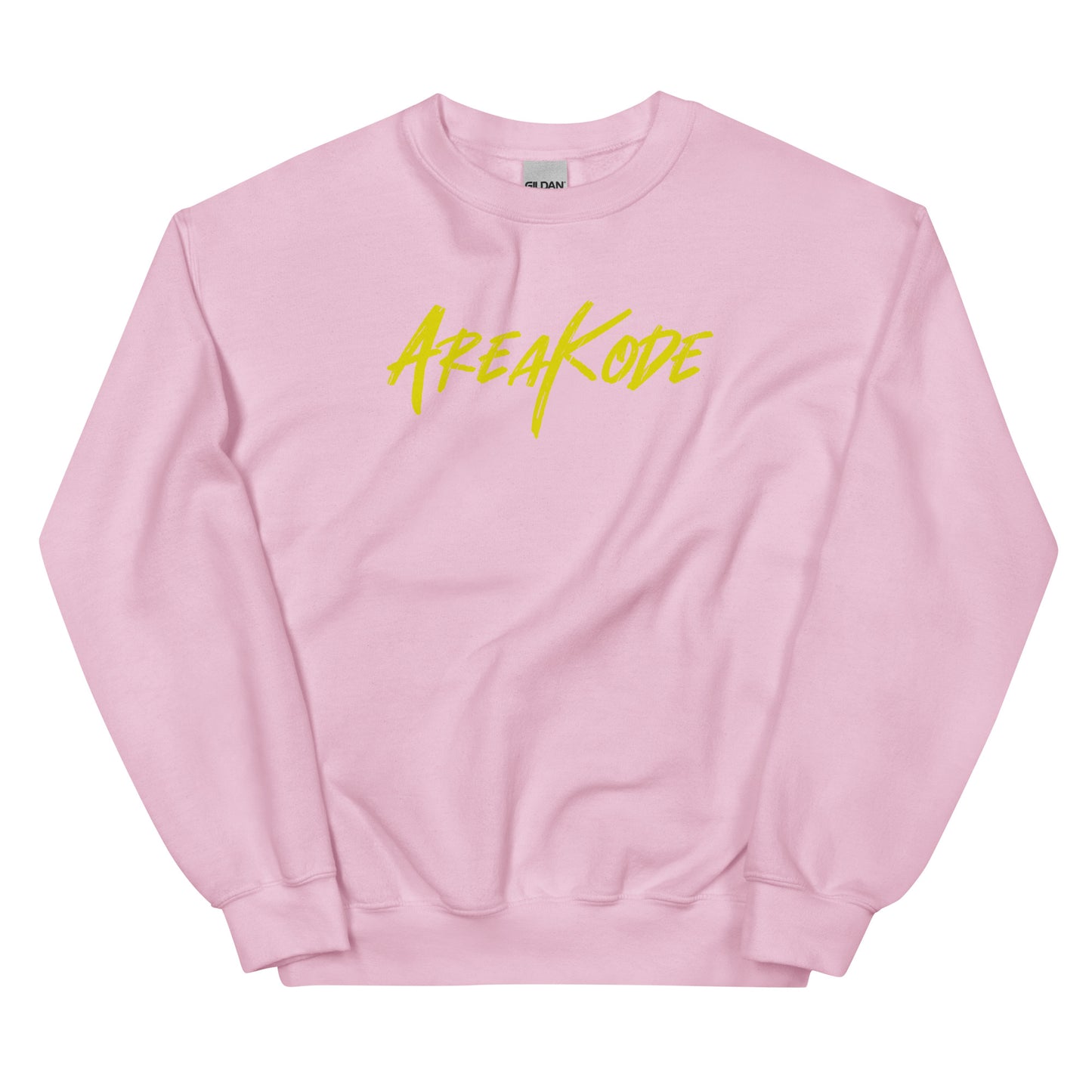 AreaKode - Unisex Crewneck (yellow)