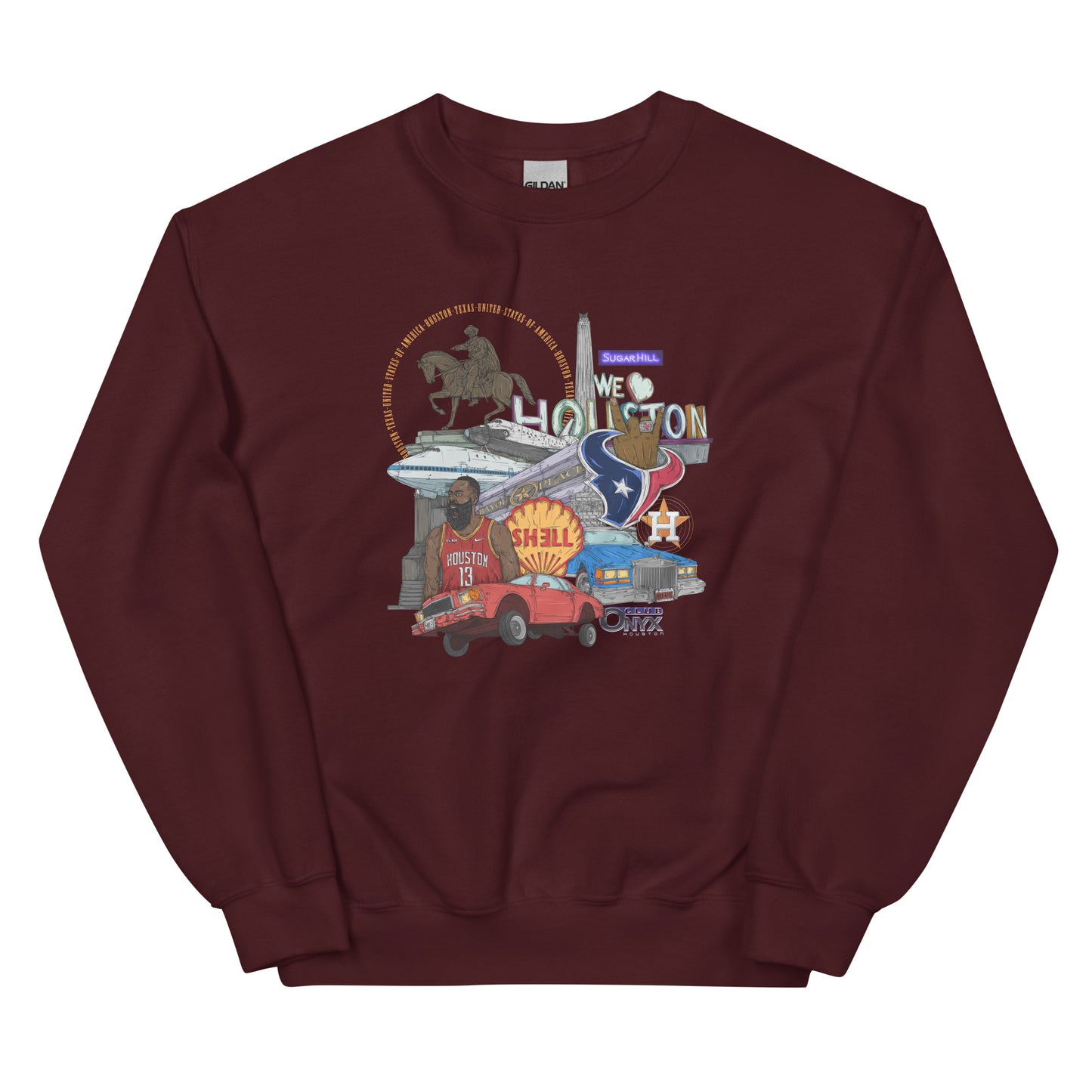 Houston Graphic Crewneck (unisex)