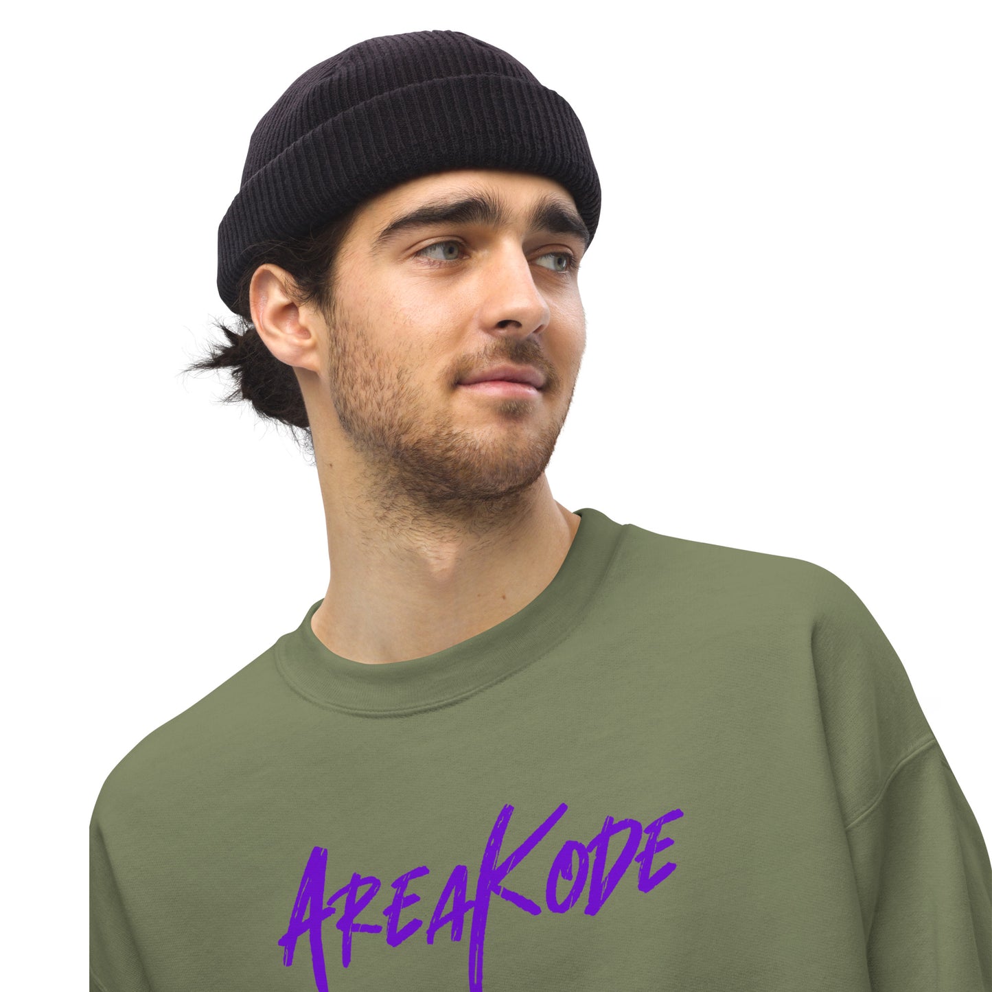 AreaKode - Unisex Crewneck (purple)