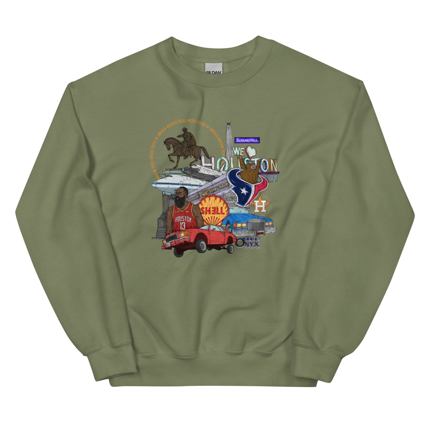 Houston Graphic Crewneck (unisex)