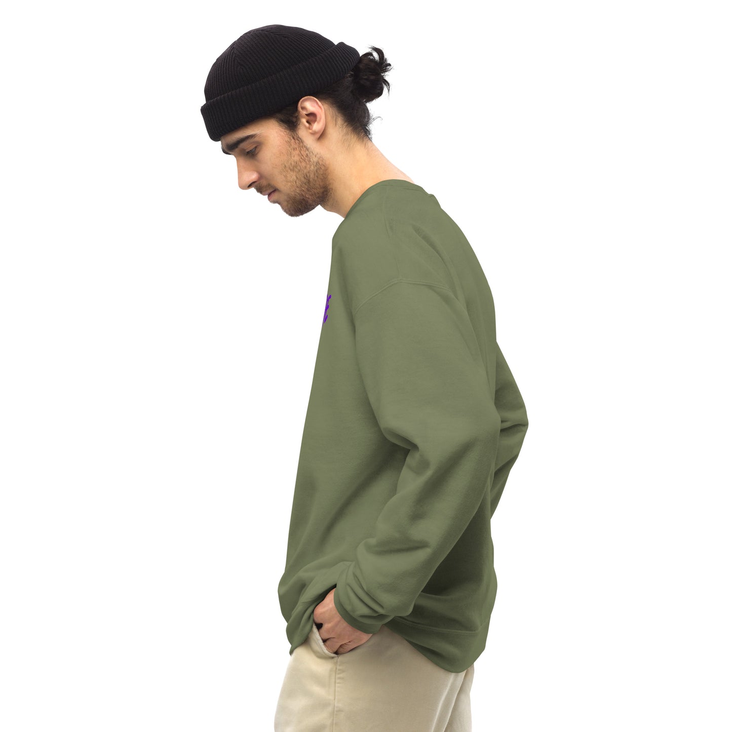 AreaKode - Unisex Crewneck (purple)