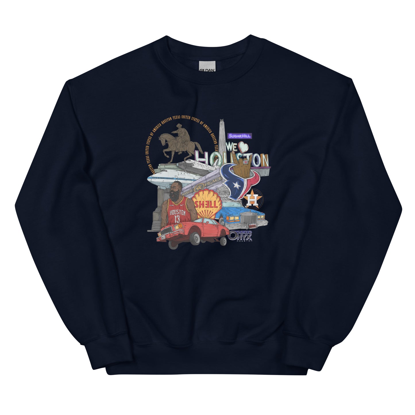 Houston Graphic Crewneck (unisex)