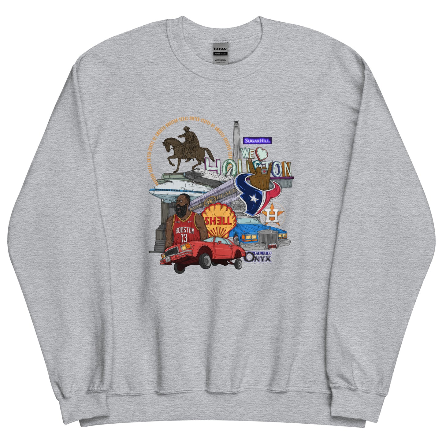 Houston Graphic Crewneck (unisex)