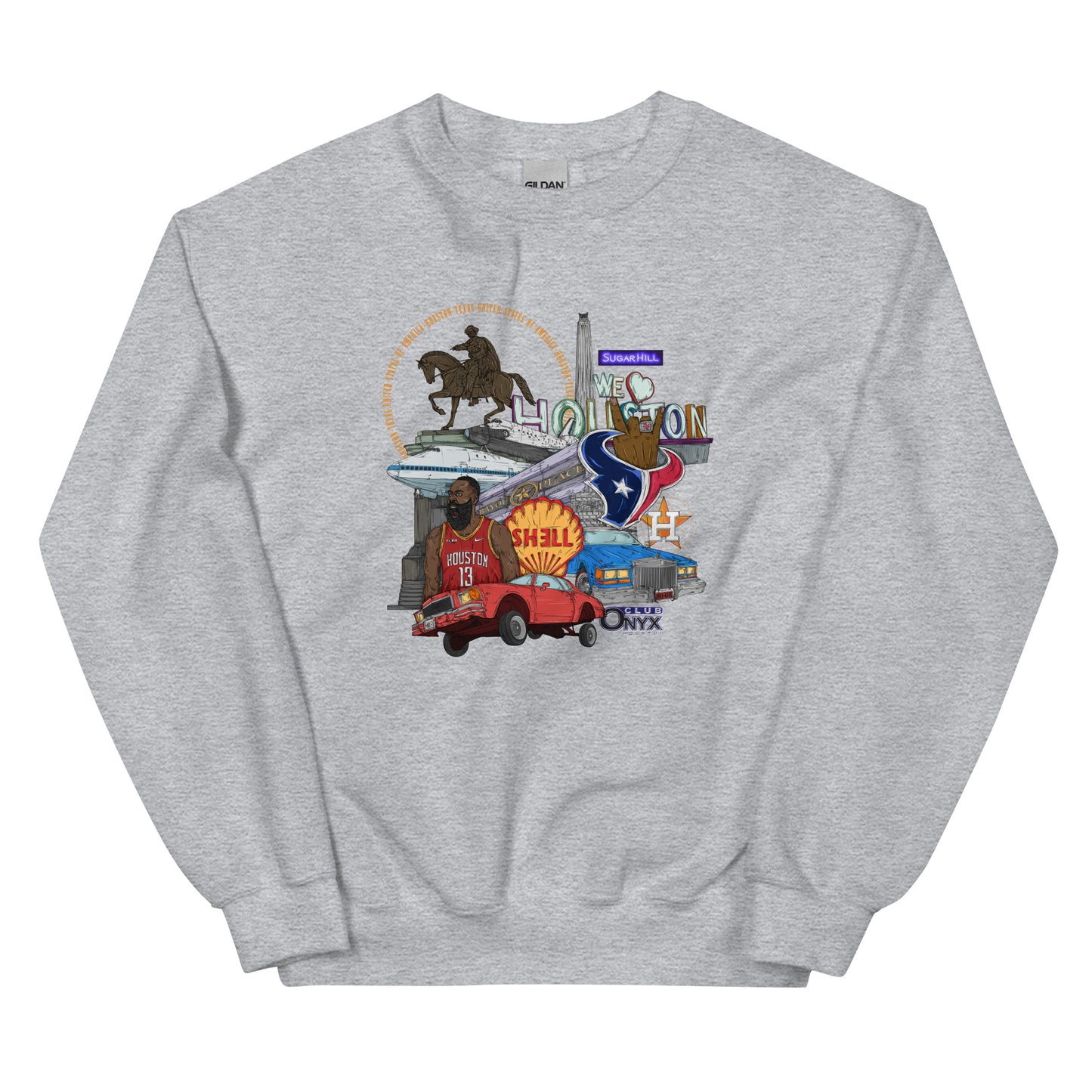 Houston Graphic Crewneck (unisex)