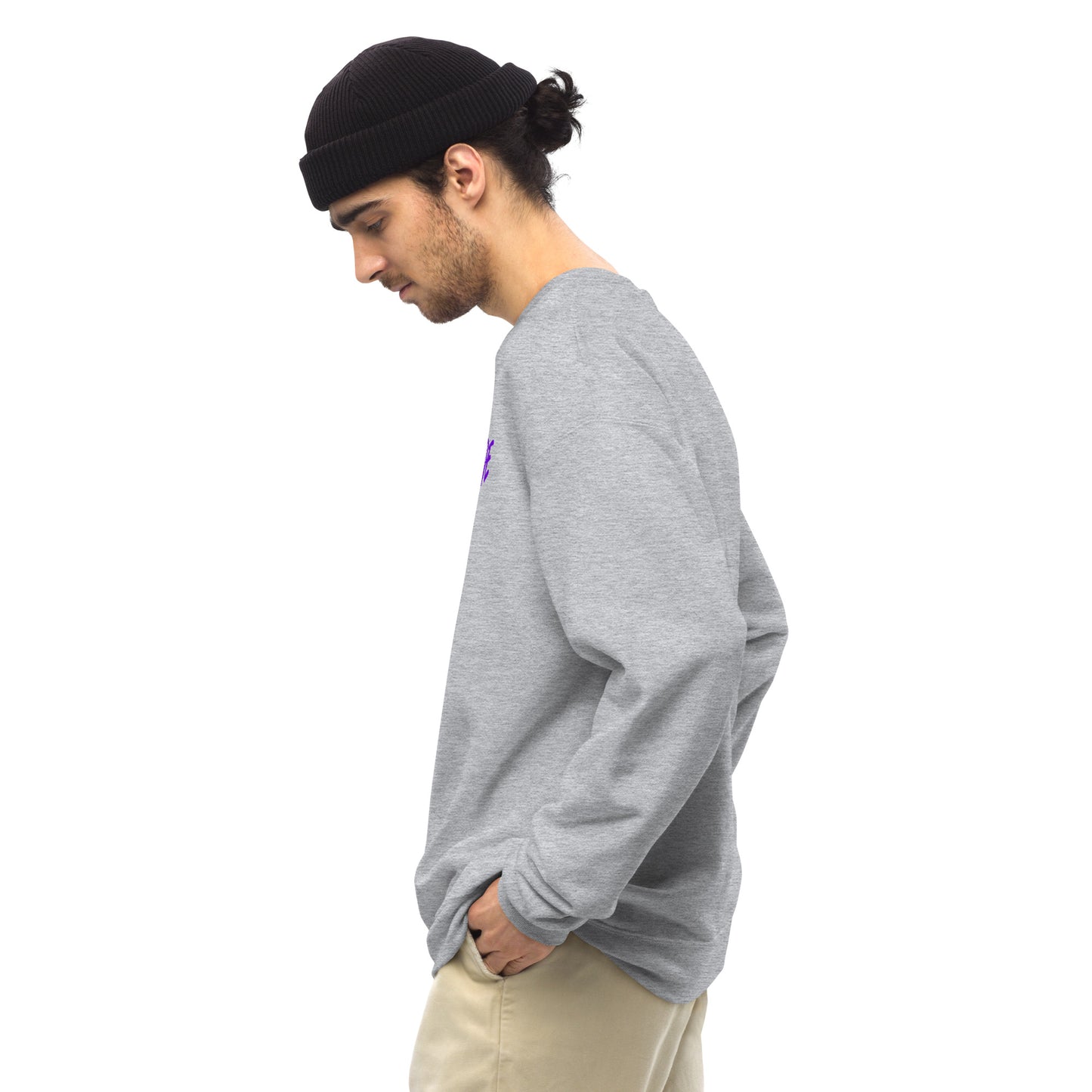 AreaKode - Unisex Crewneck (purple)