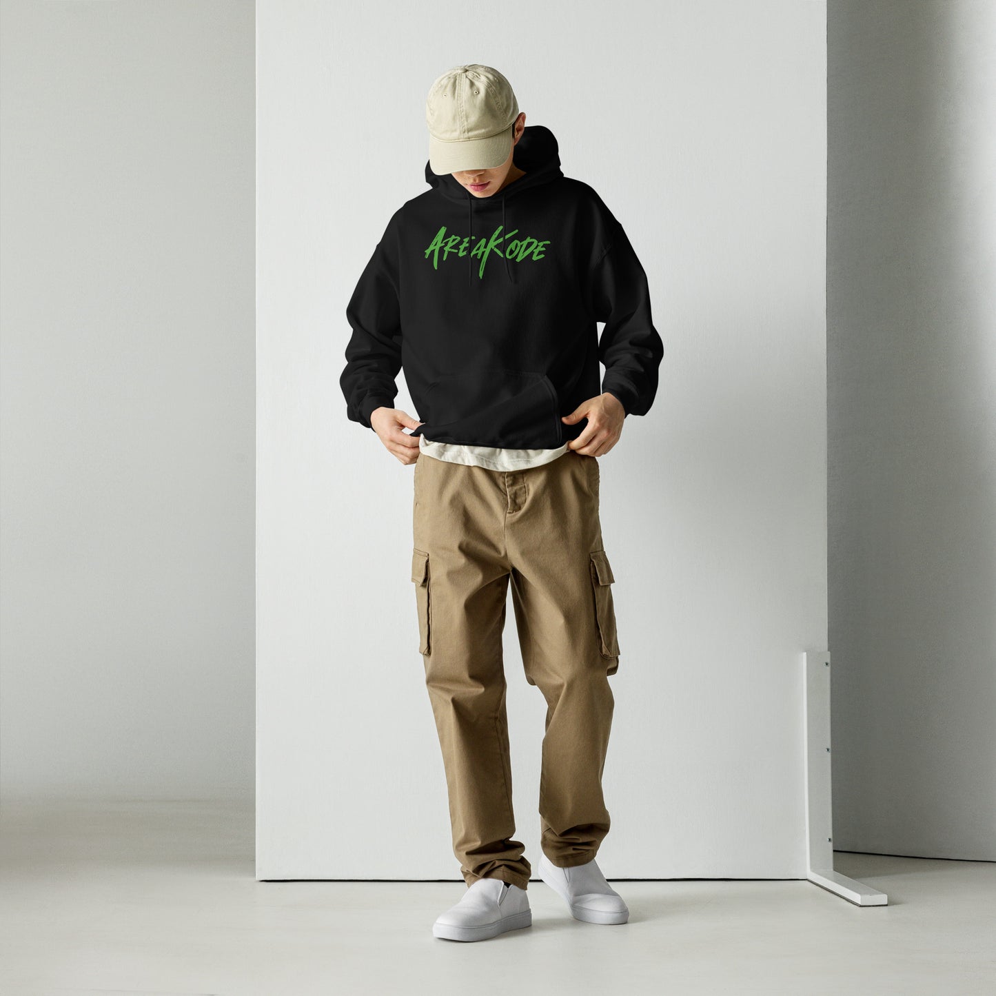 AreaKode Unisex Hoodie (green)