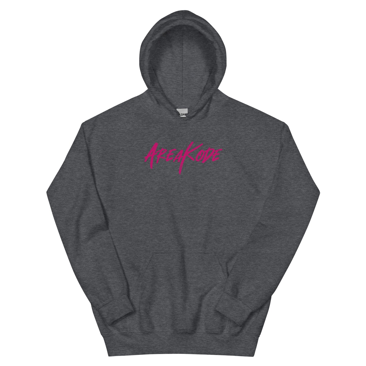 AreaKode Unisex Hoodie (fuchsia)