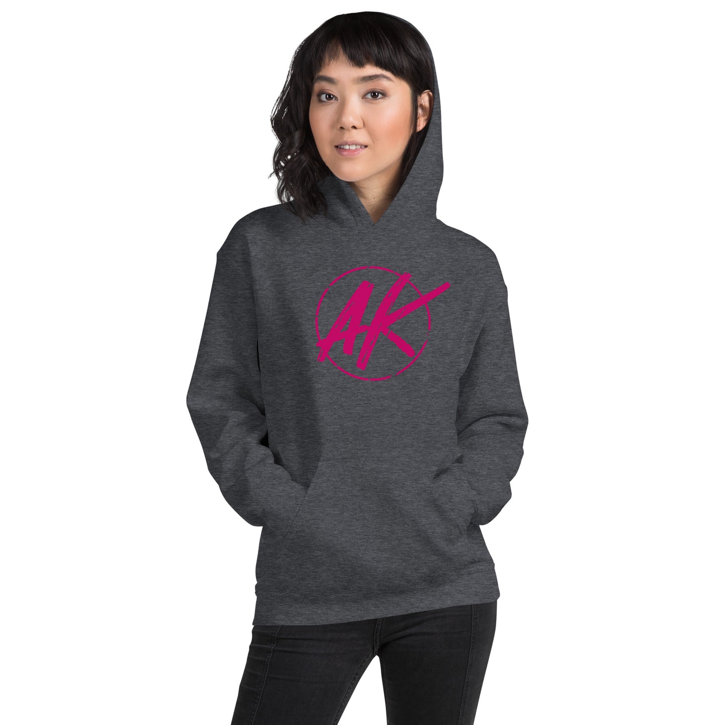 AK Unisex Hoodie (fuchsia)