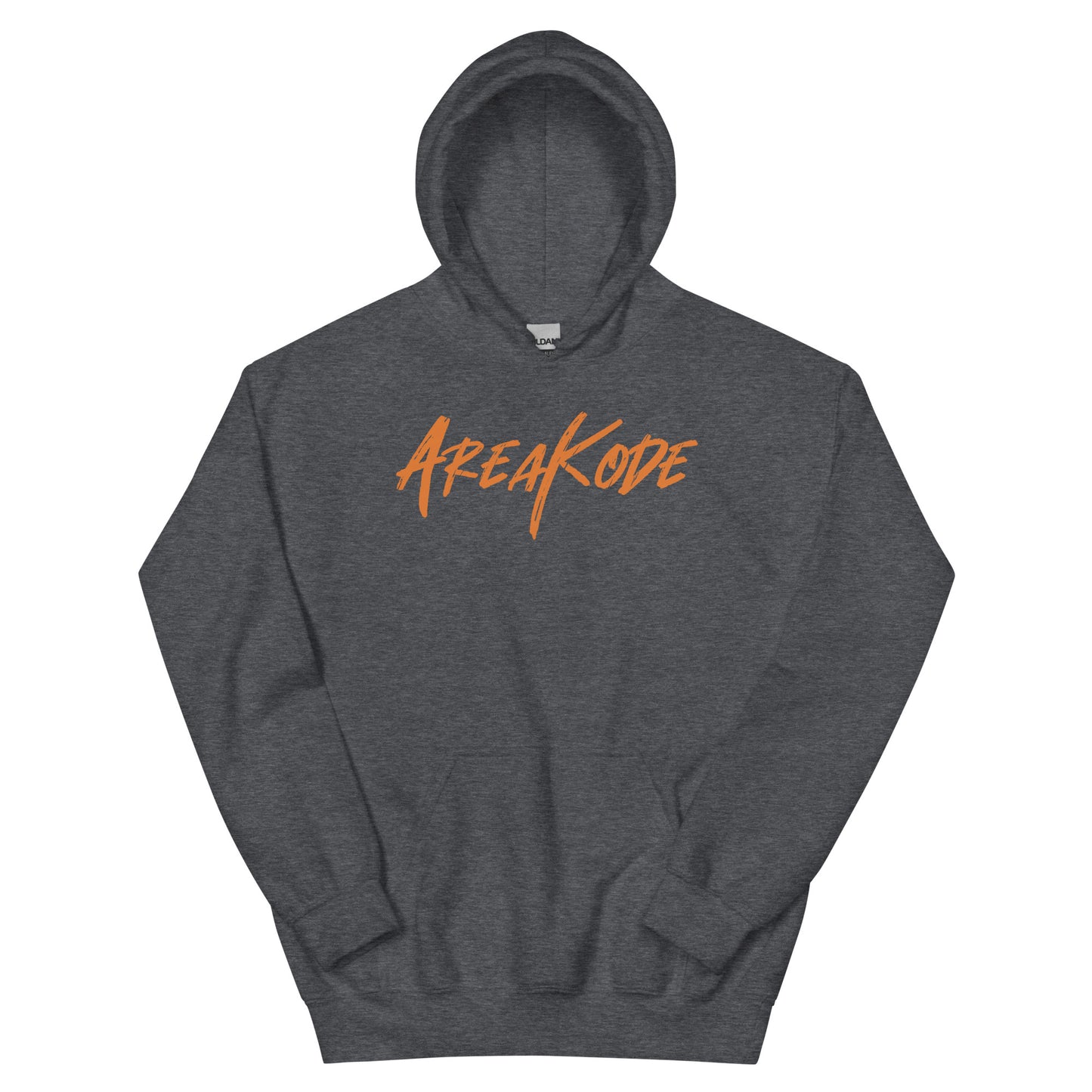 AreaKode Unisex Hoodie (orange)