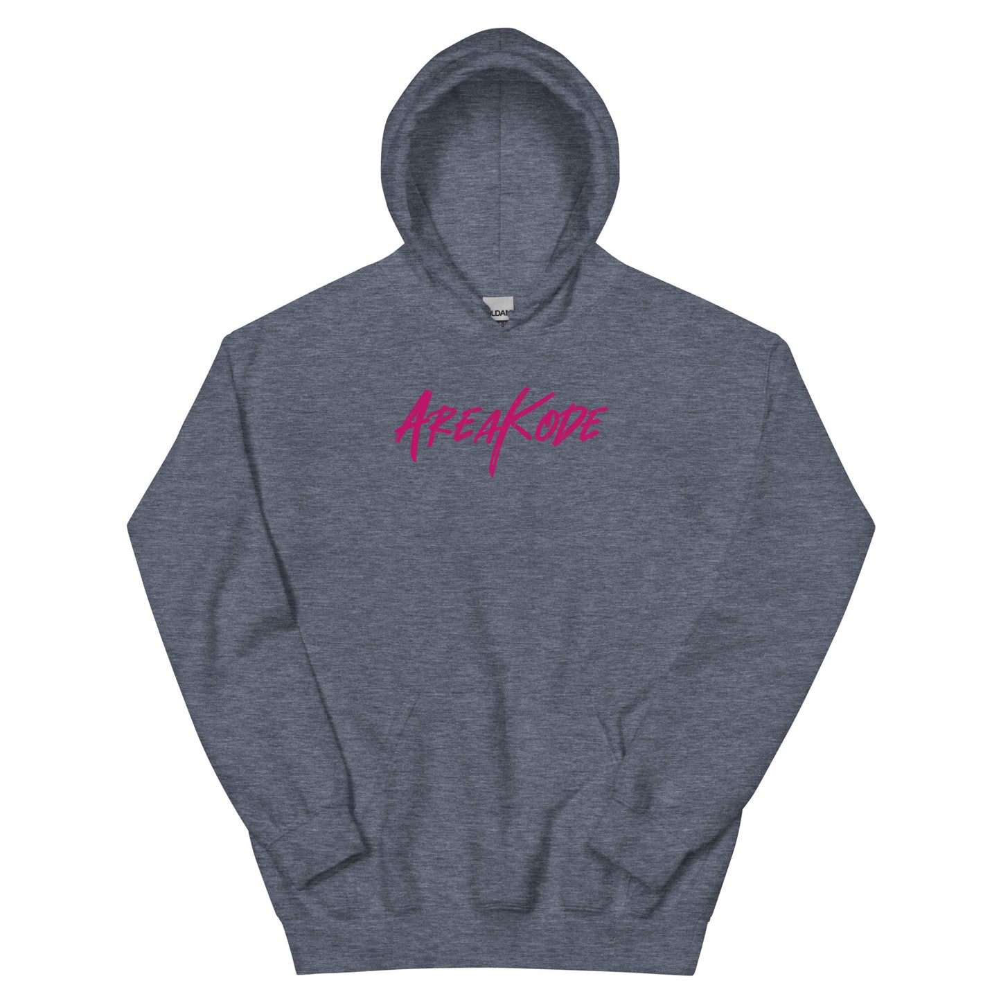AreaKode Unisex Hoodie (fuchsia)