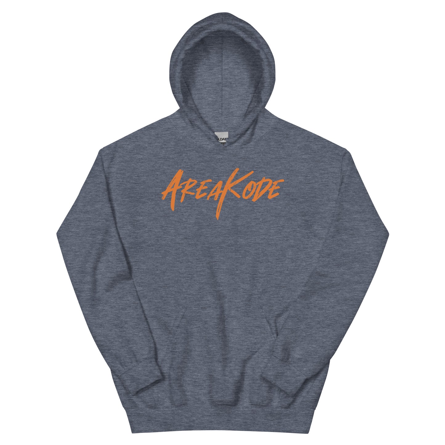 AreaKode Unisex Hoodie (orange)