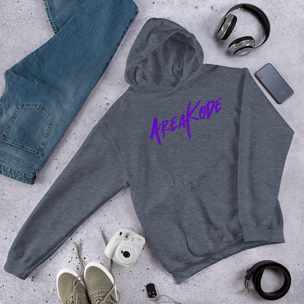 AreaKode Unisex Hoodie (purple)