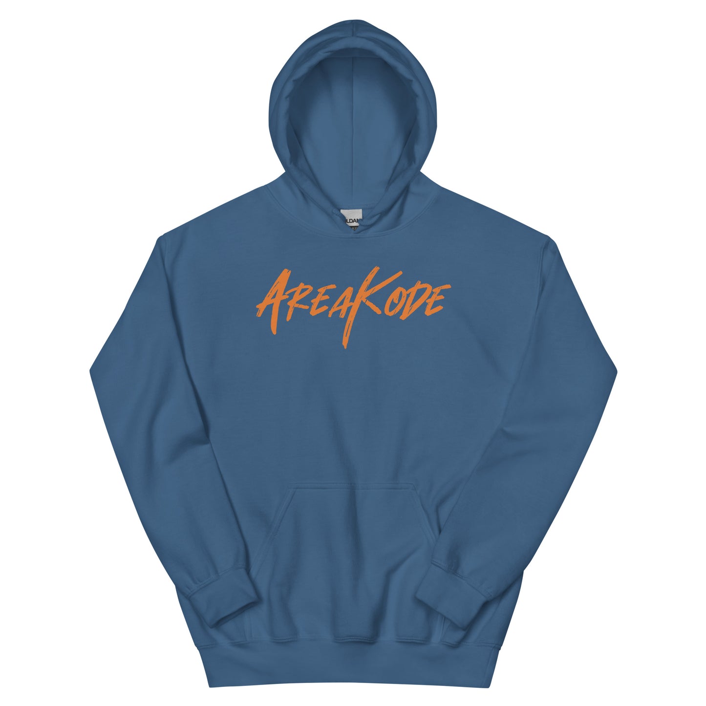 AreaKode Unisex Hoodie (orange)