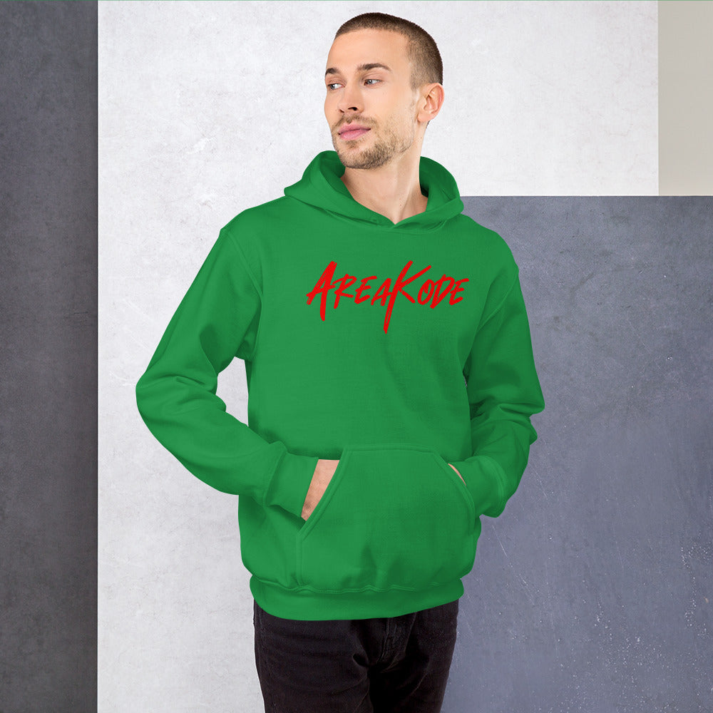 Unisex AreaKode Unisex Hoodie (red)