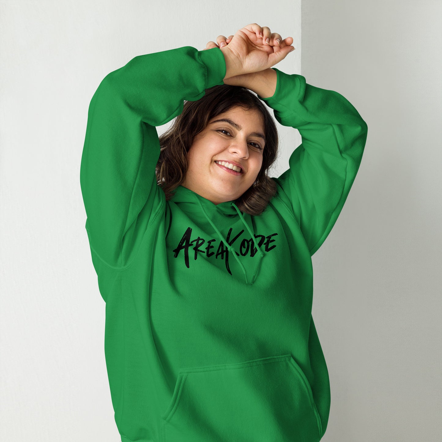 AreaKode Unisex Hoodie (black)