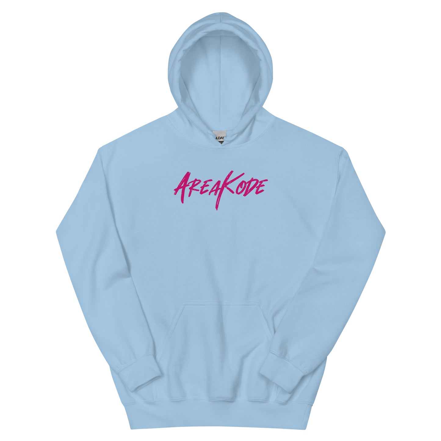 AreaKode Unisex Hoodie (fuchsia)