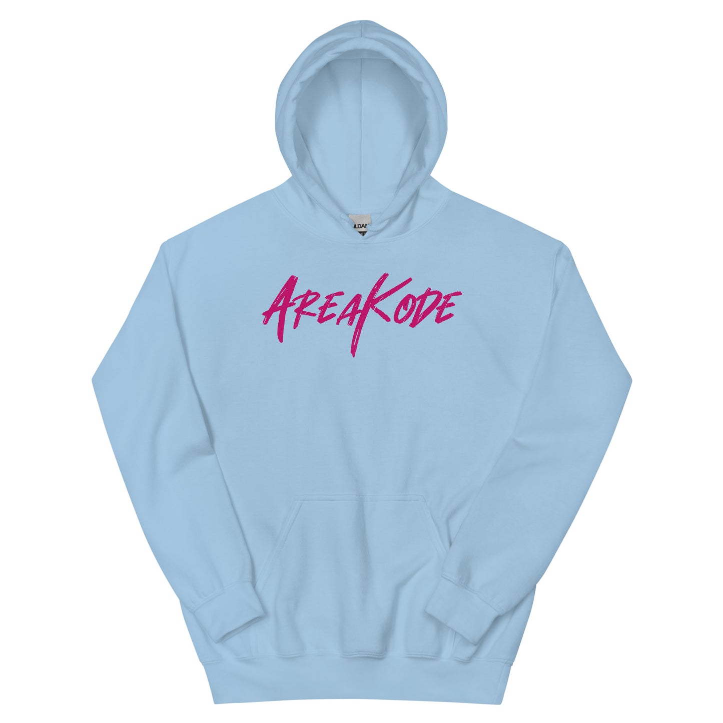 AreaKode Unisex Hoodie (fuchsia)