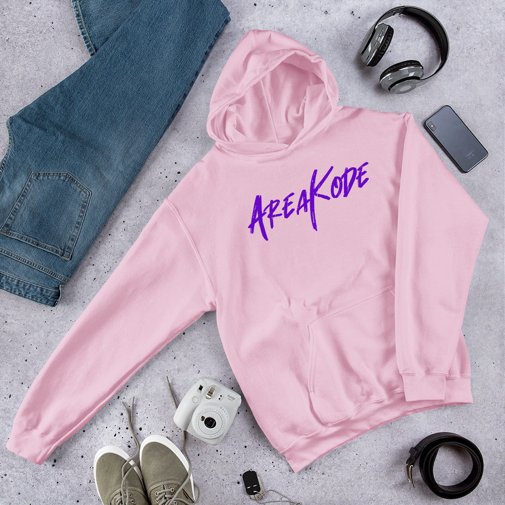 AreaKode Unisex Hoodie (purple)