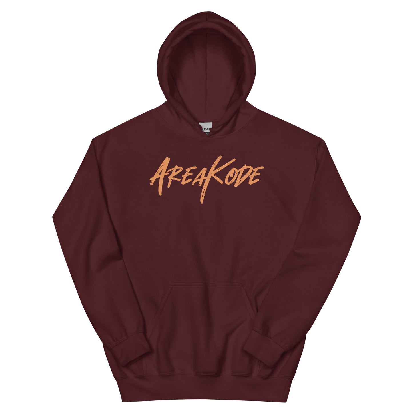 AreaKode Unisex Hoodie (orange)