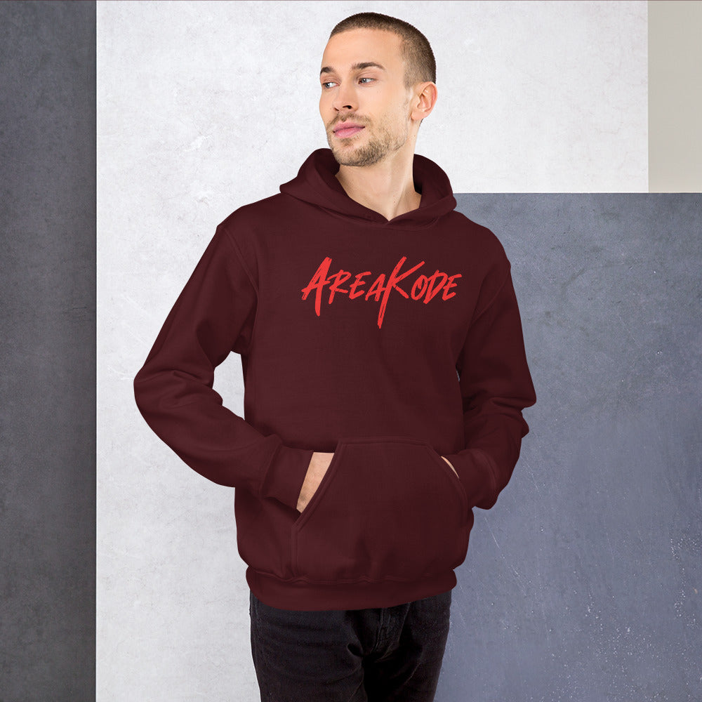 Unisex AreaKode Unisex Hoodie (red)