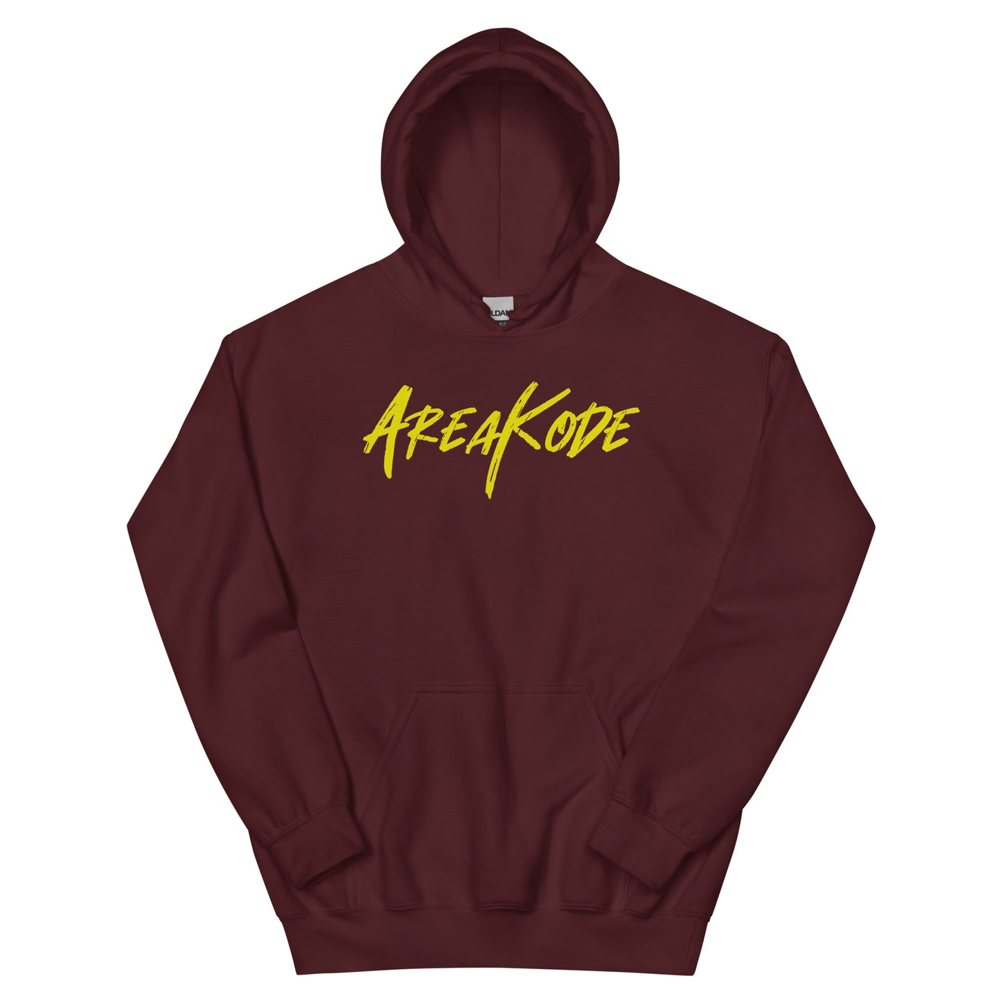 AreaKode Unisex Hoodie (yellow)