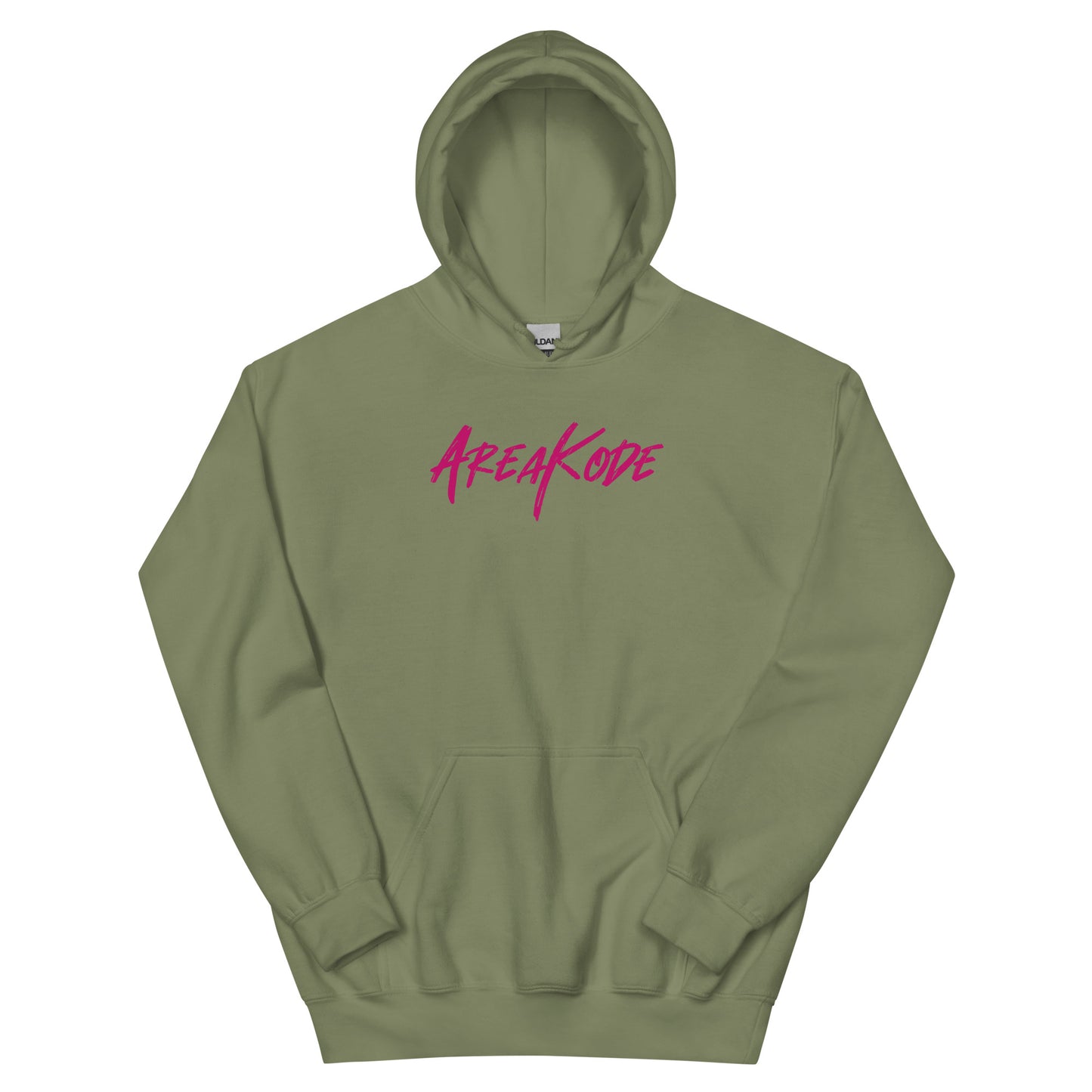 AreaKode Unisex Hoodie (fuchsia)