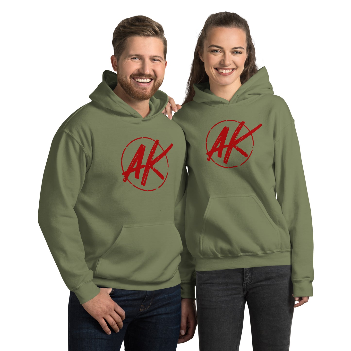AK Unisex Hoodie (red)