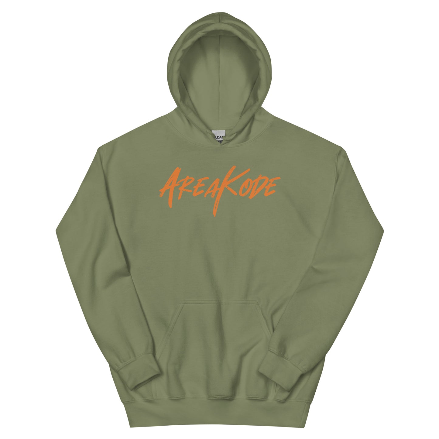 AreaKode Unisex Hoodie (orange)