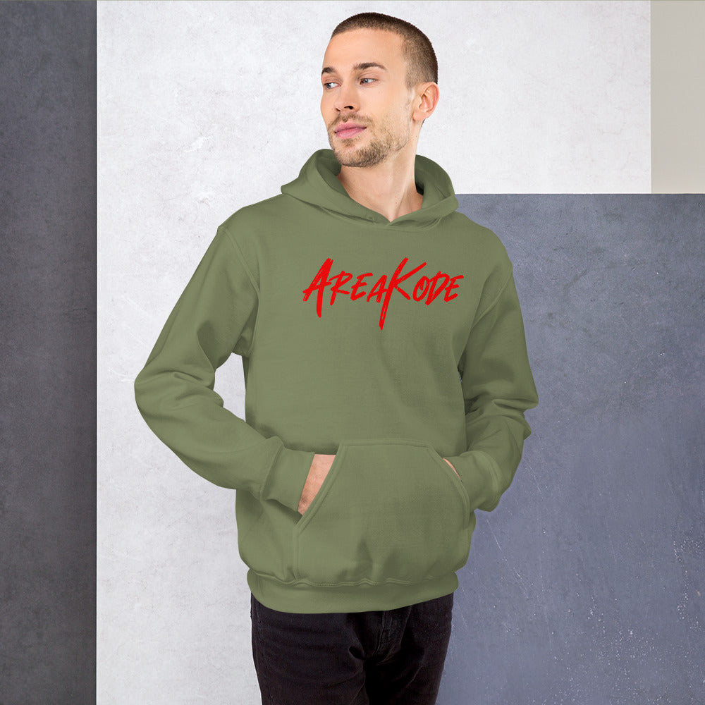 Unisex AreaKode Unisex Hoodie (red)