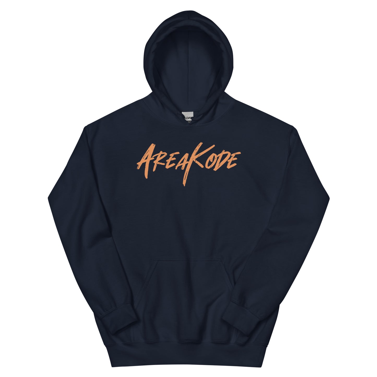 AreaKode Unisex Hoodie (orange)