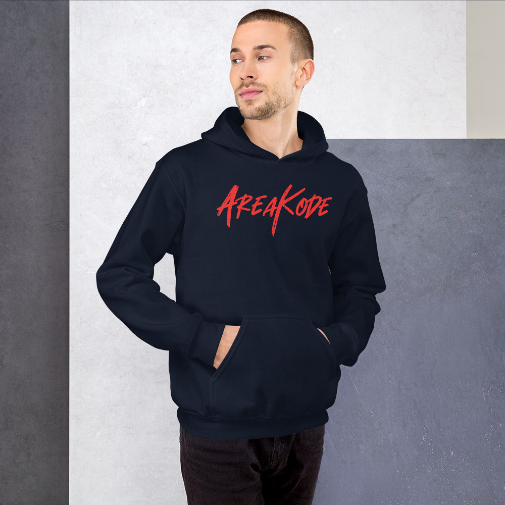 Unisex AreaKode Unisex Hoodie (red)