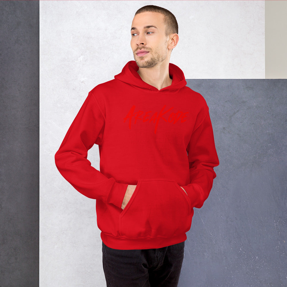 Unisex AreaKode Unisex Hoodie (red)