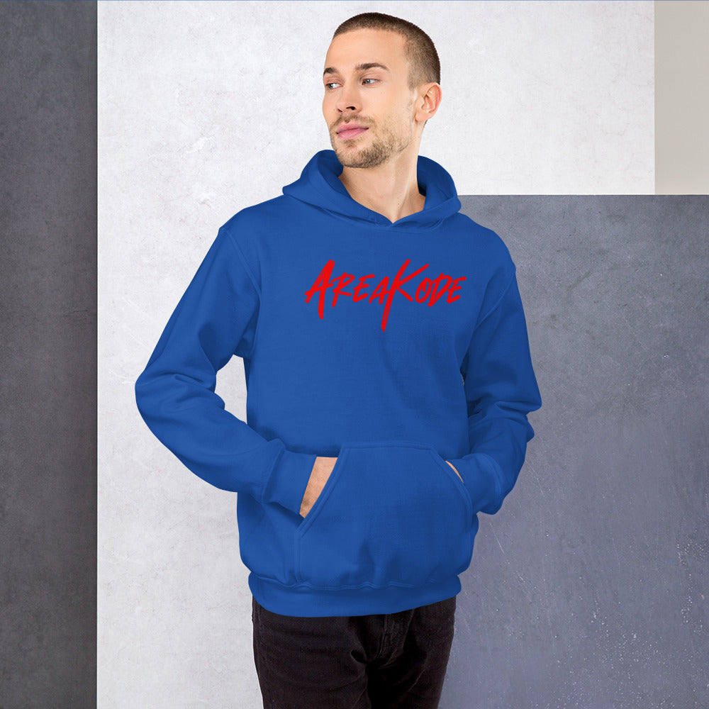 Unisex AreaKode Unisex Hoodie (red)
