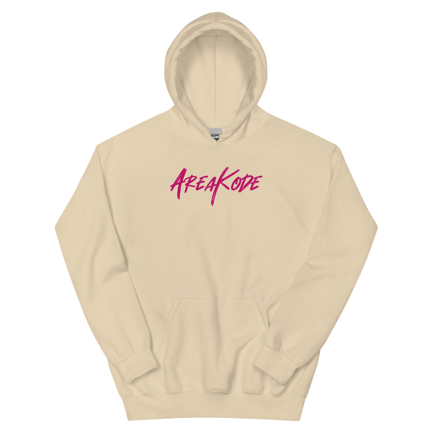 AreaKode Unisex Hoodie (fuchsia)