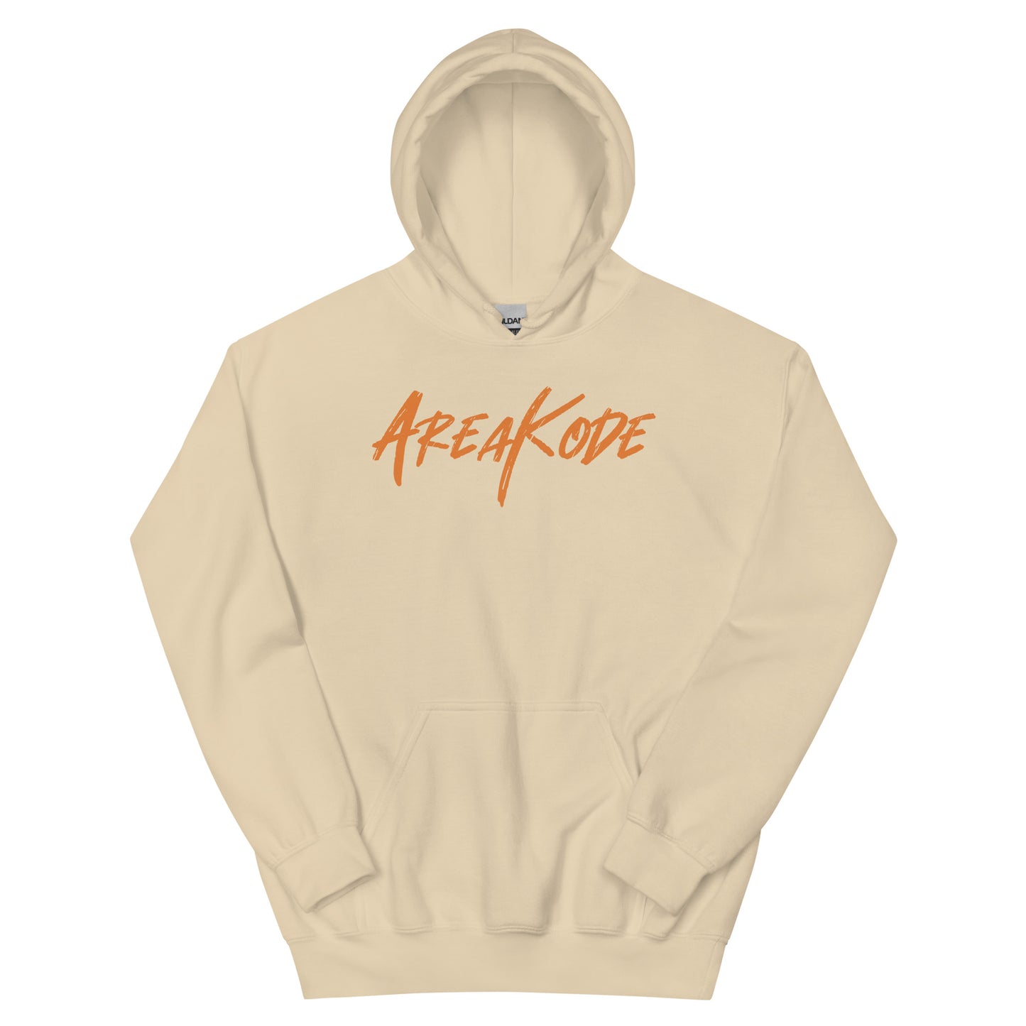 AreaKode Unisex Hoodie (orange)