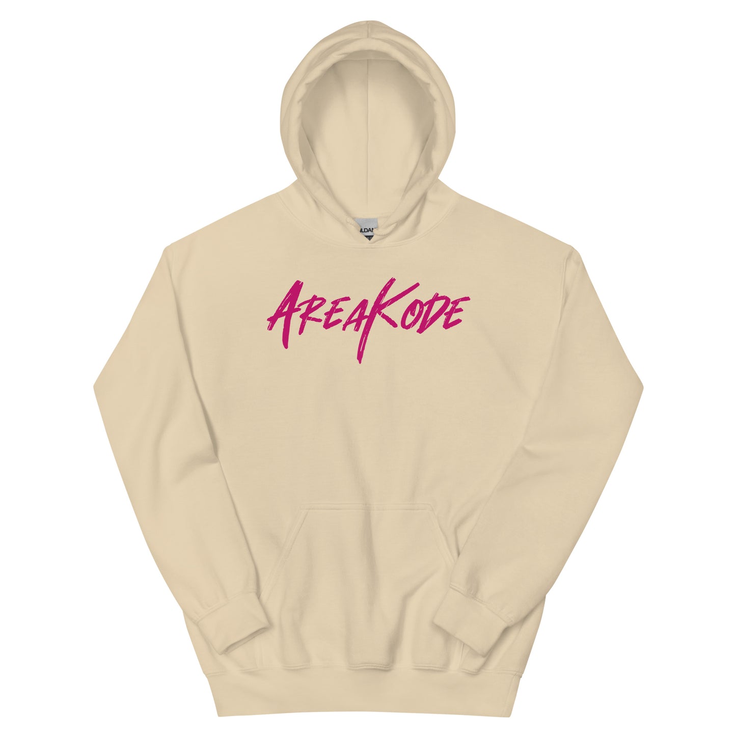 AreaKode Unisex Hoodie (fuchsia)