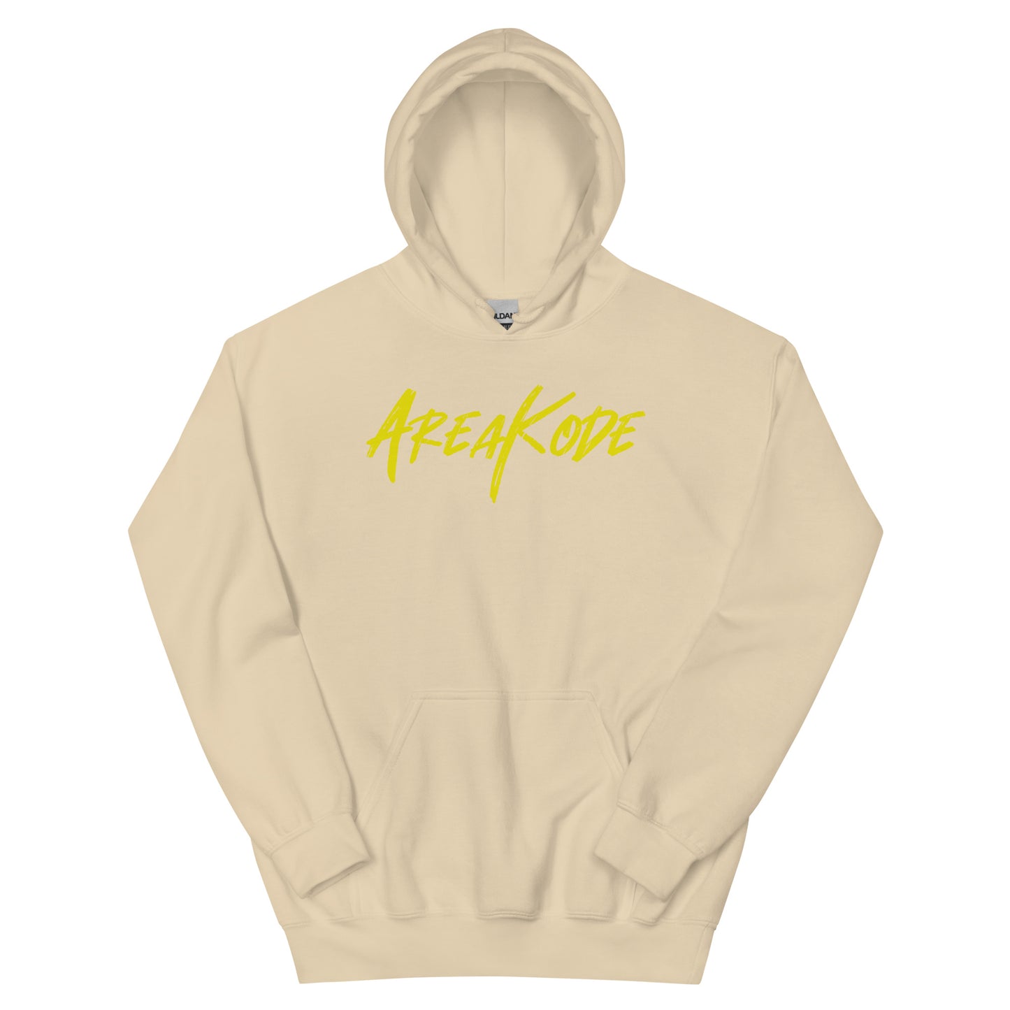 AreaKode Unisex Hoodie (yellow)