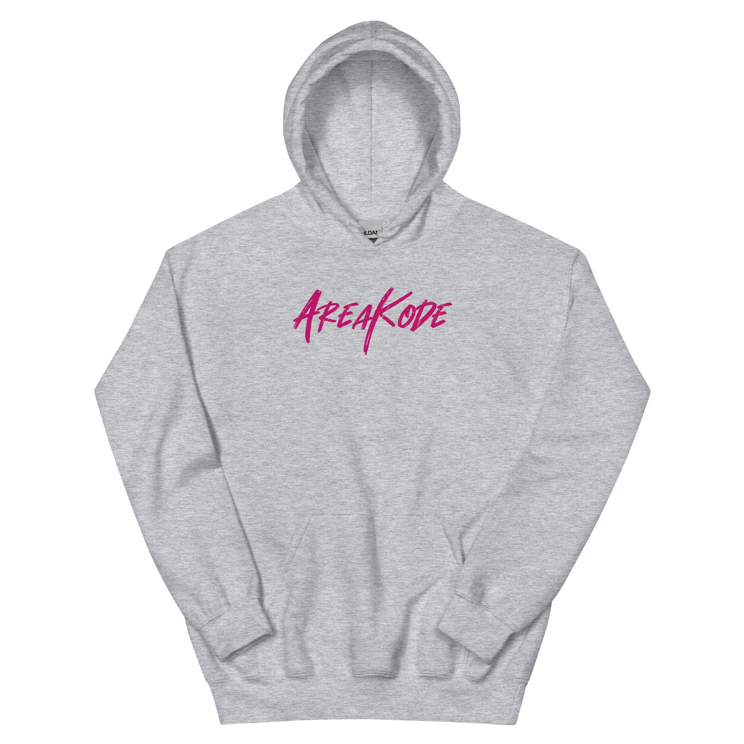 AreaKode Unisex Hoodie (fuchsia)