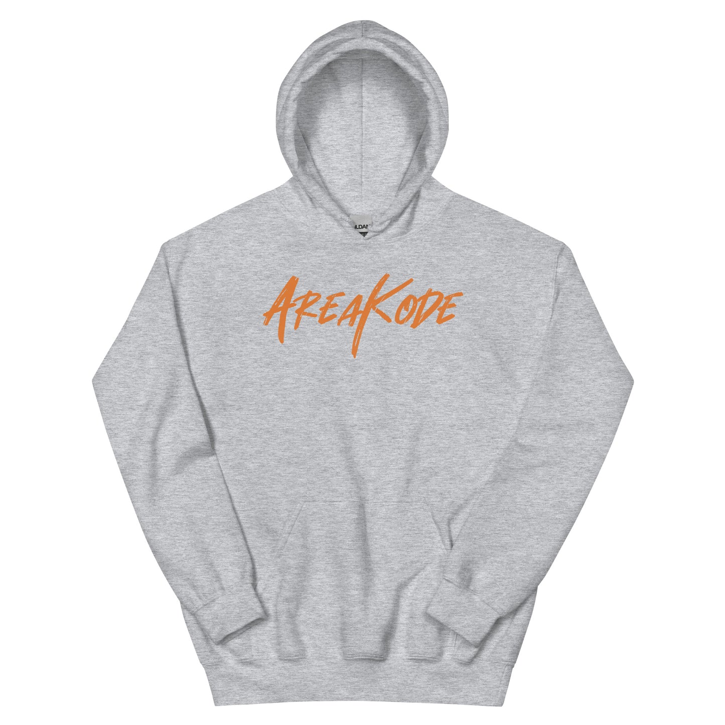AreaKode Unisex Hoodie (orange)