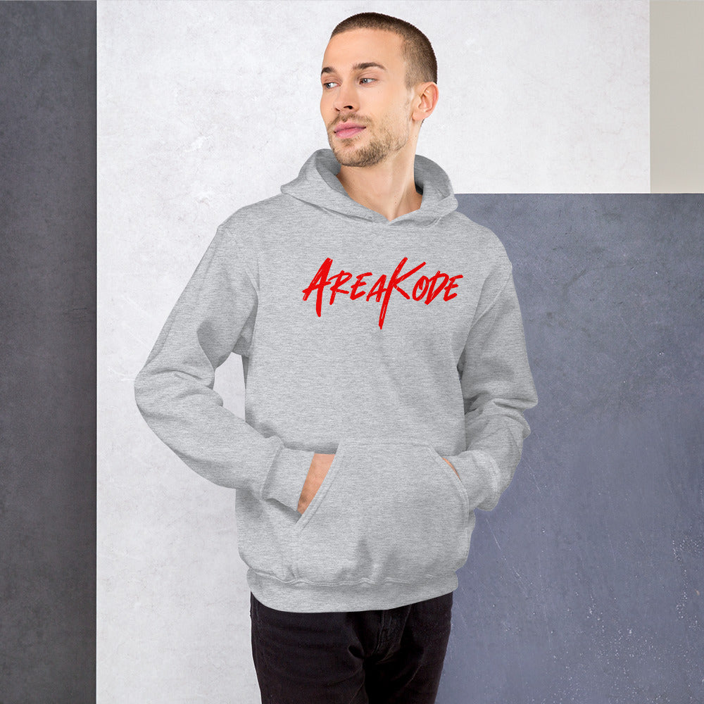 Unisex AreaKode Unisex Hoodie (red)