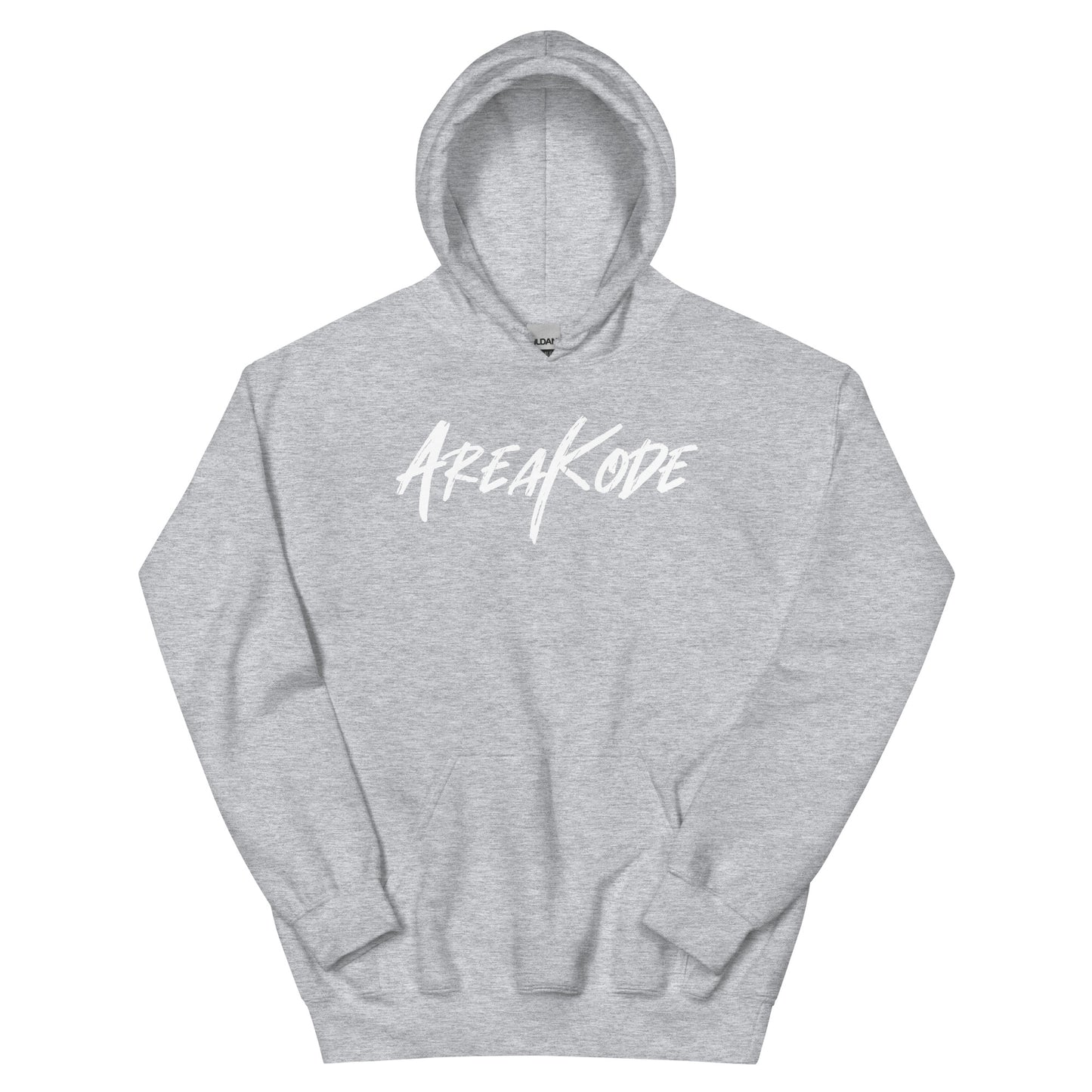 AreaKode Unisex Hoodie (white)