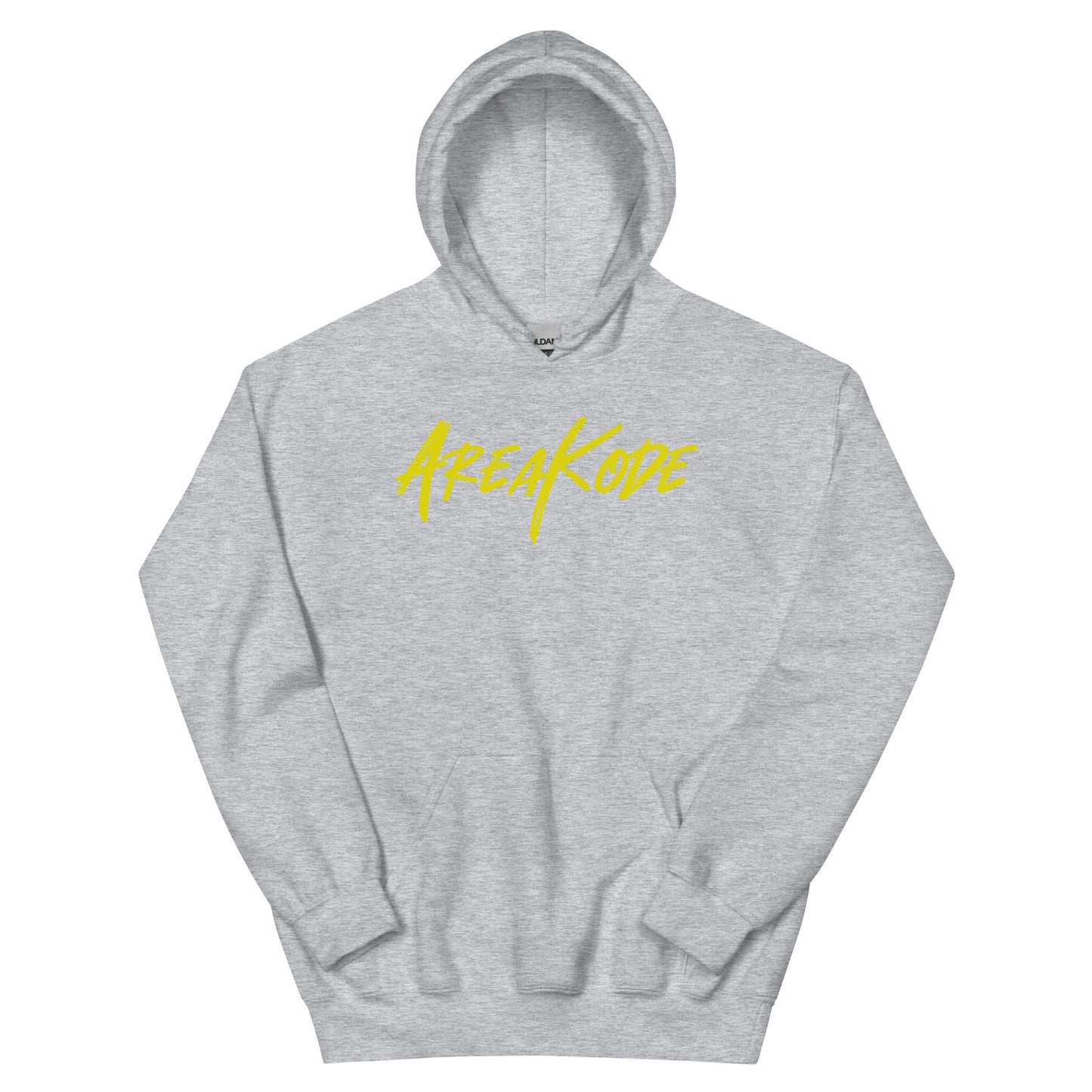 AreaKode Unisex Hoodie (yellow)