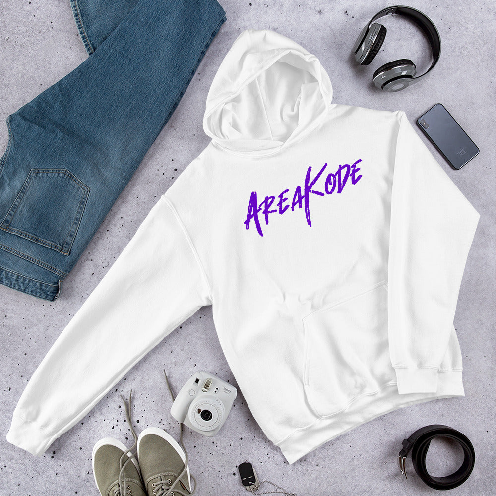 AreaKode Unisex Hoodie (purple)