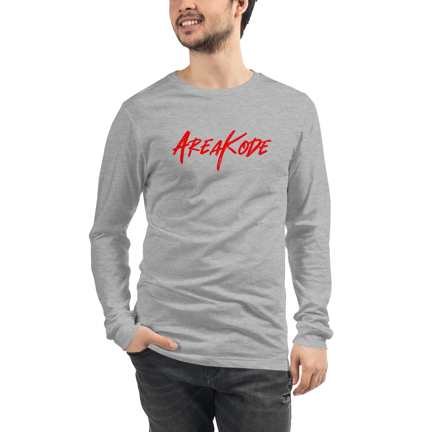 AreaKode - Unisex Long Sleeve (red)