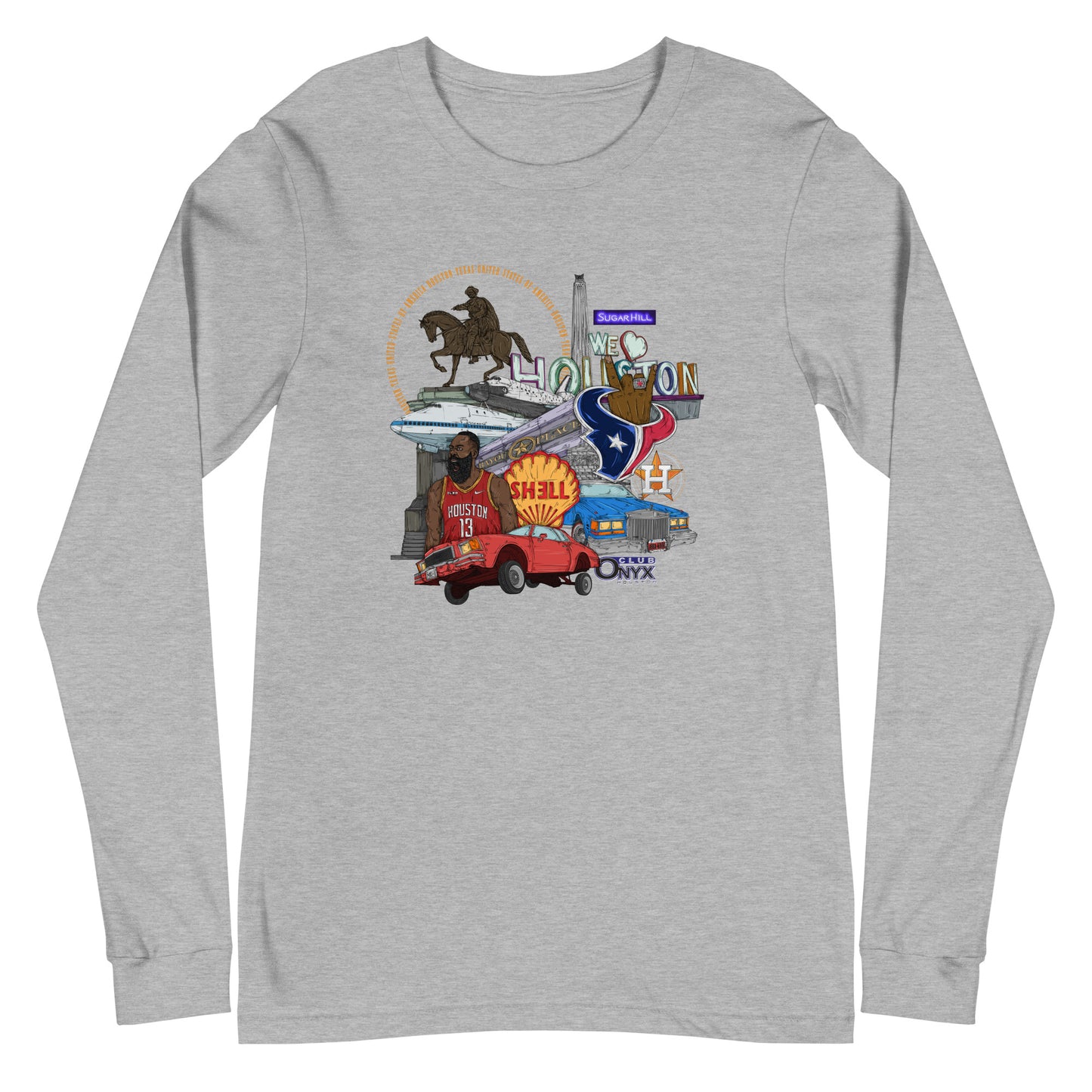 Houston Graphic Long Sleeve Tee (unisex)