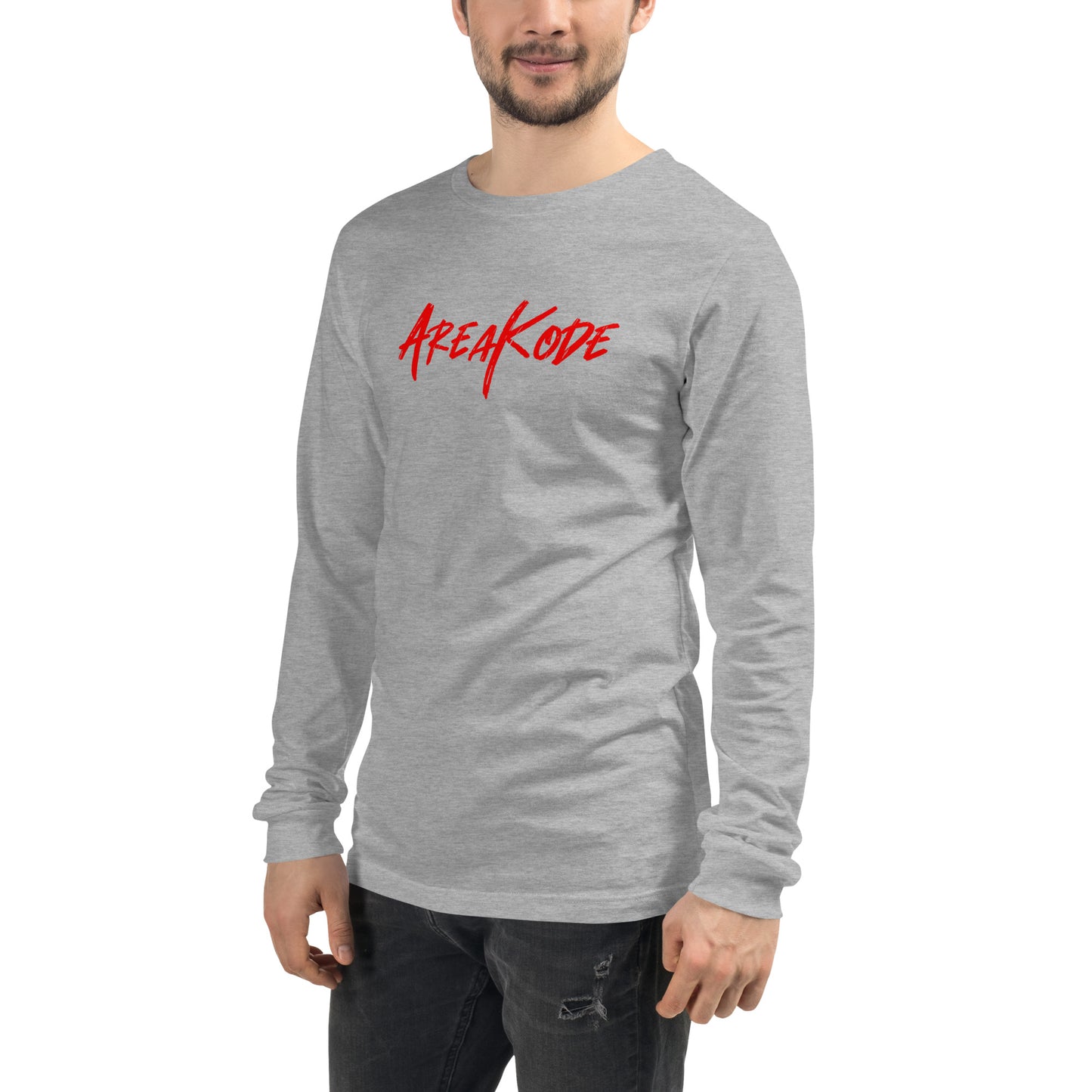 AreaKode - Unisex Long Sleeve (red)