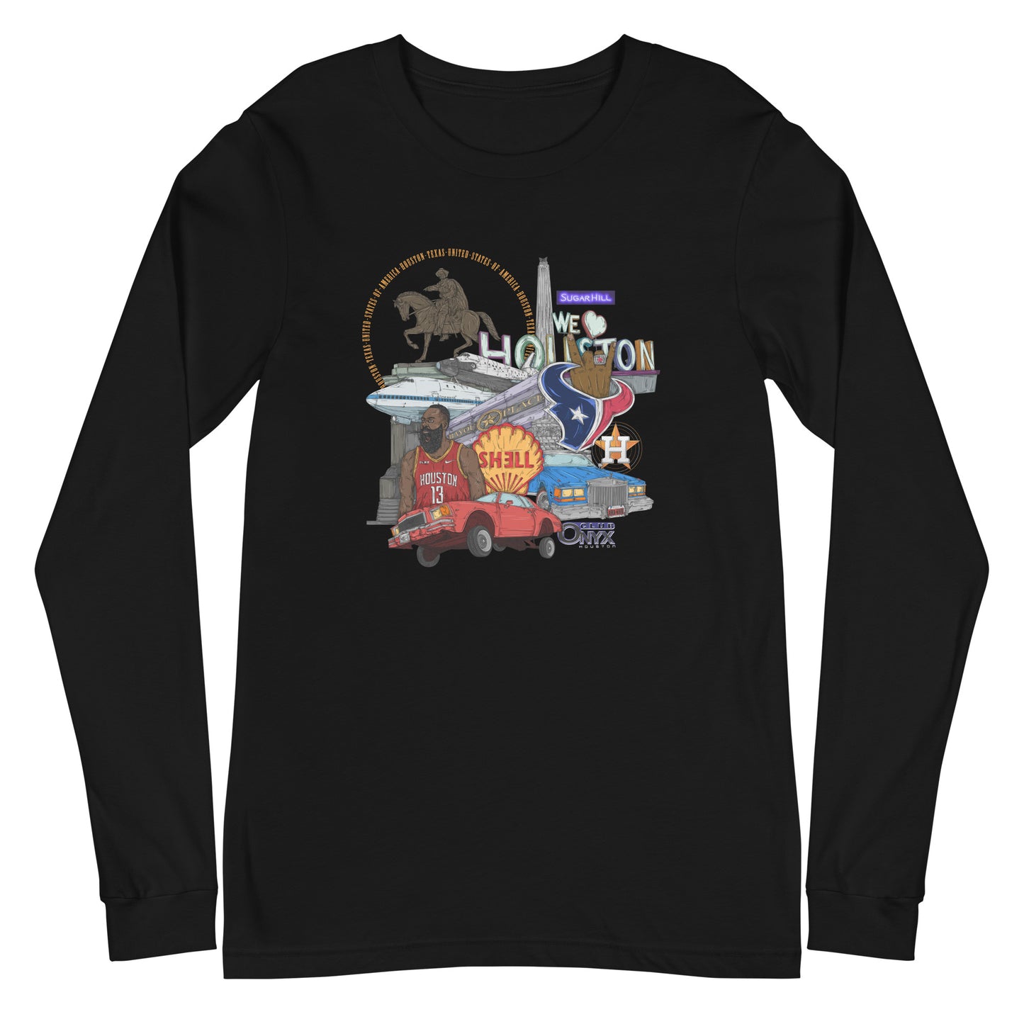 Houston Graphic Long Sleeve Tee (unisex)